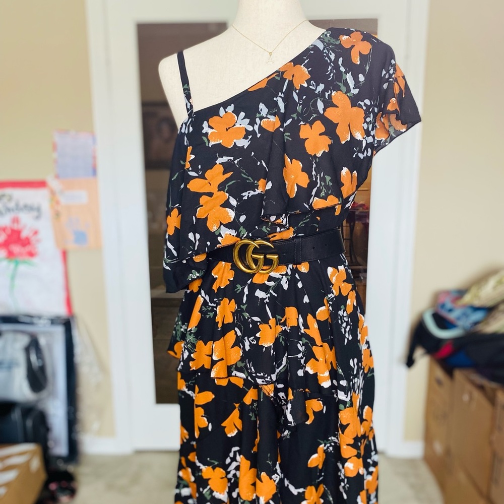 Boohoo floral print dress 10